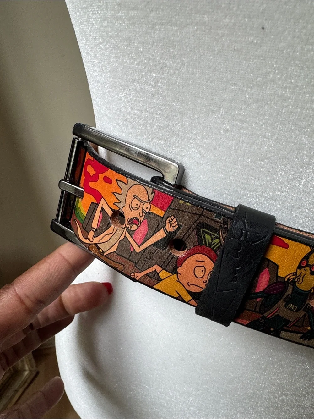 Jon Wye Leather Rick and Morty Belt